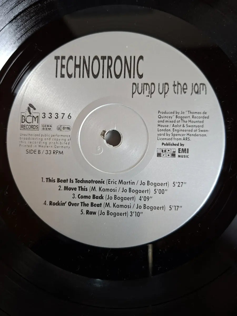 Technotronic – Pump Up The Jam