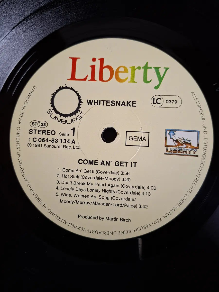 Whitesnake – Come An' Get It