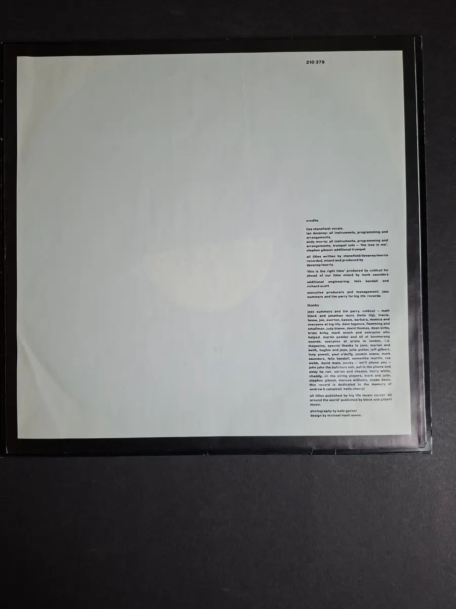 Lisa Stansfield – Affection