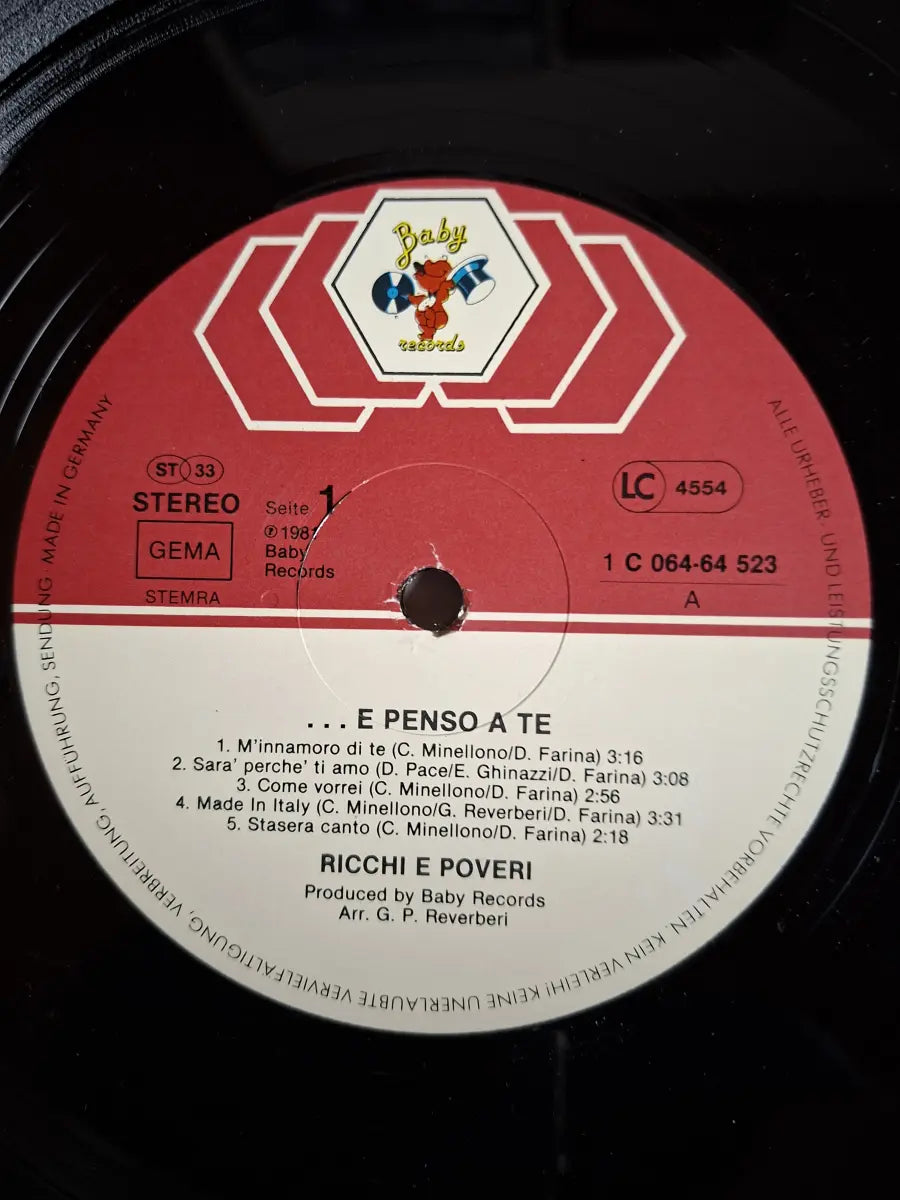 Ricchi E Poveri – ...E Penso A Te