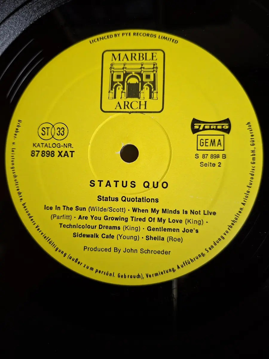 Status Quo – Status Quotations