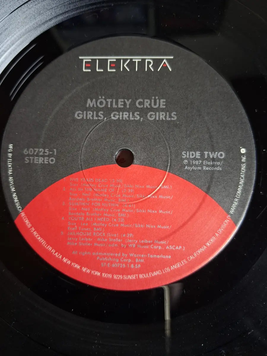 Mötley Crüe ‎– Girls, Girls, Girls