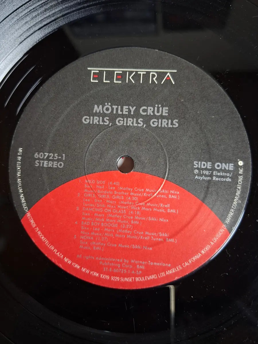 Mötley Crüe ‎– Girls, Girls, Girls