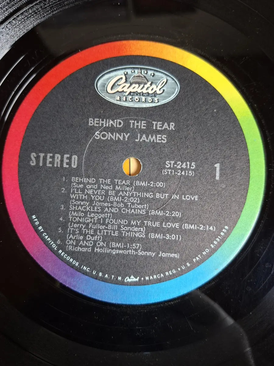 Sonny James ‎– Behind The Tear