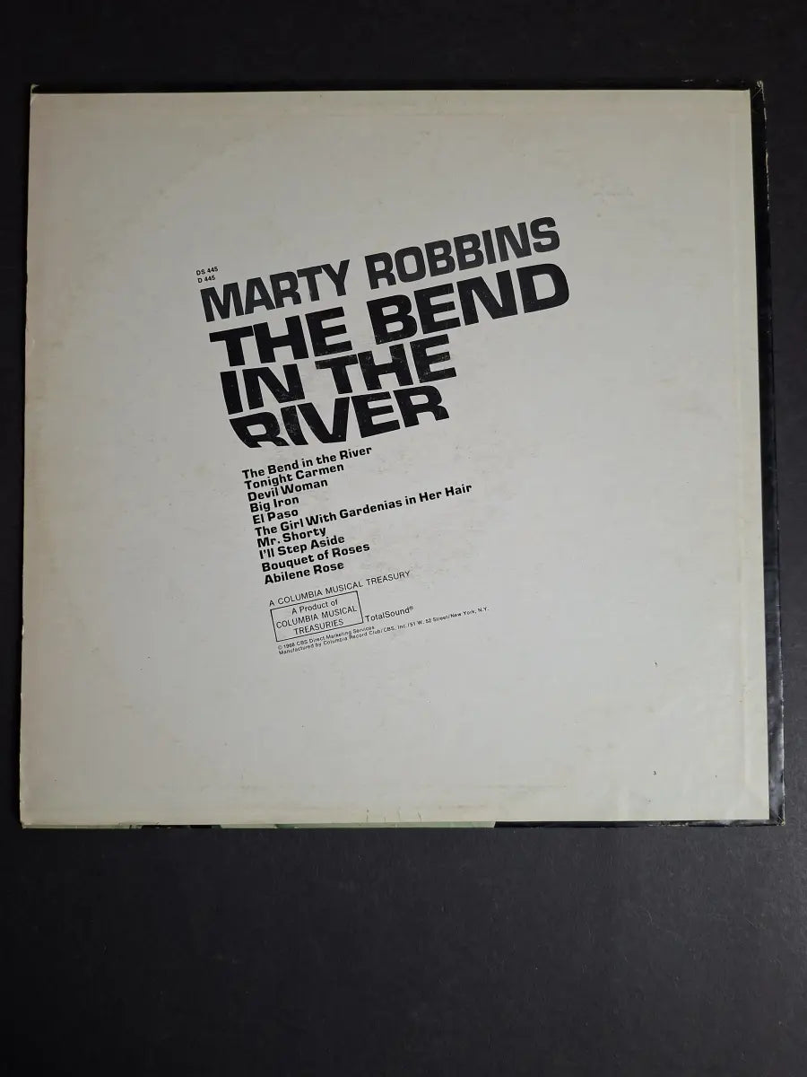 Marty Robbins - The Bend In The River