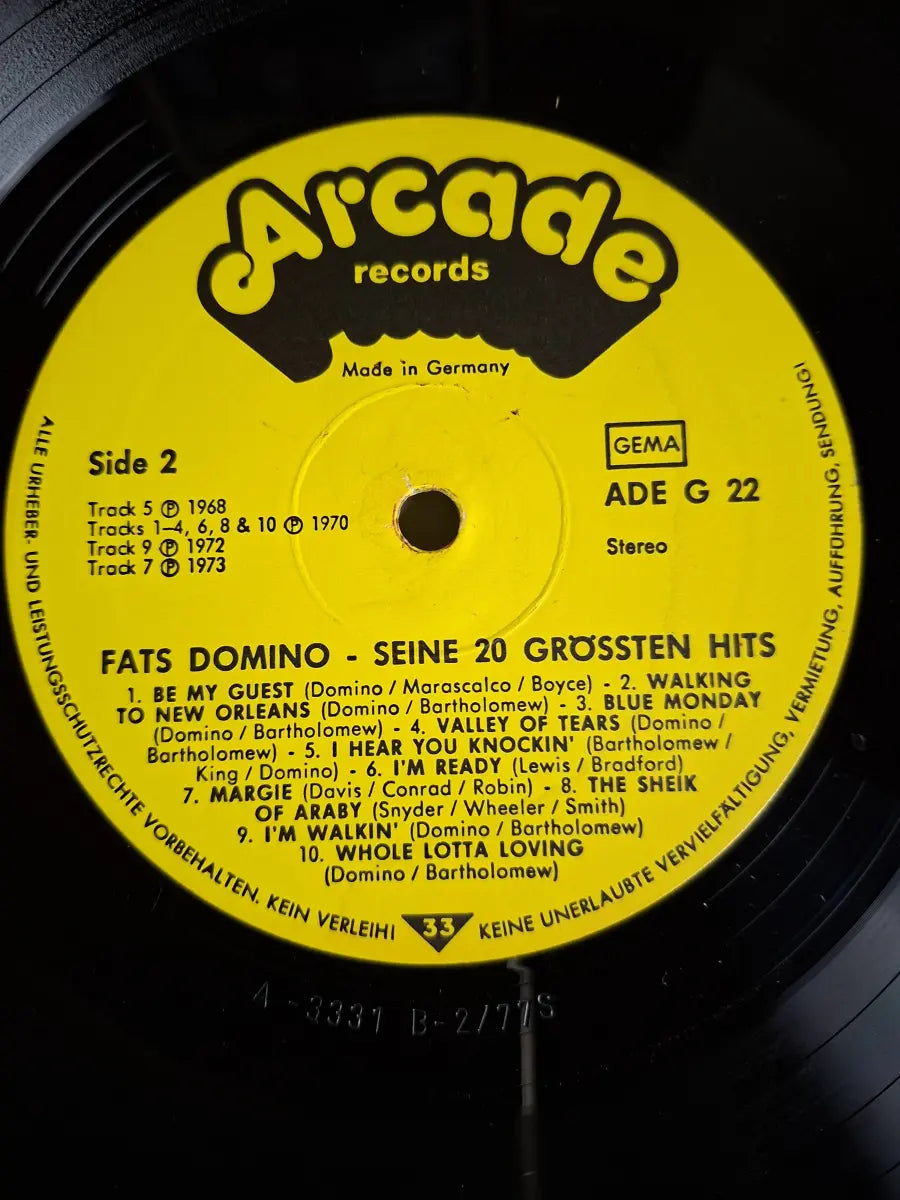 Fats Domino – Seine 20 Größten Hits