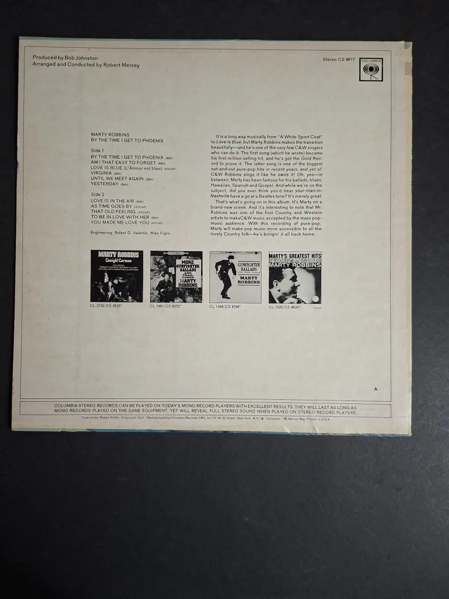 Marty Robbins – By The Time I Get To Phoenix