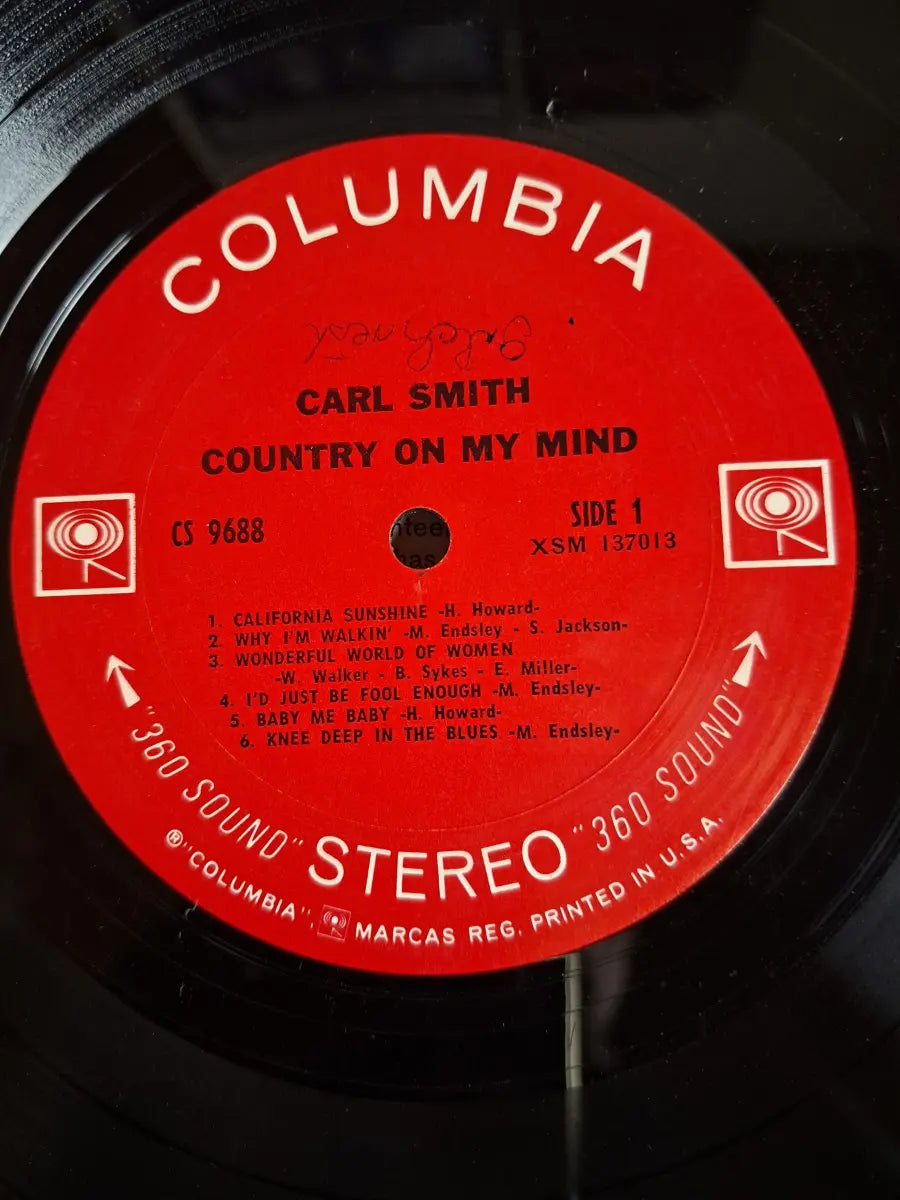 Carl Smith – Country On My Mind