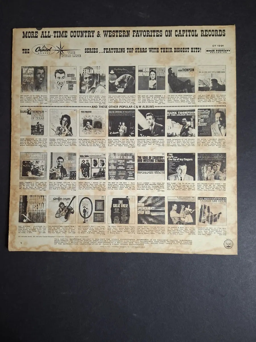 Ferlin Husky ‎– The Hits Of Ferlin Husky