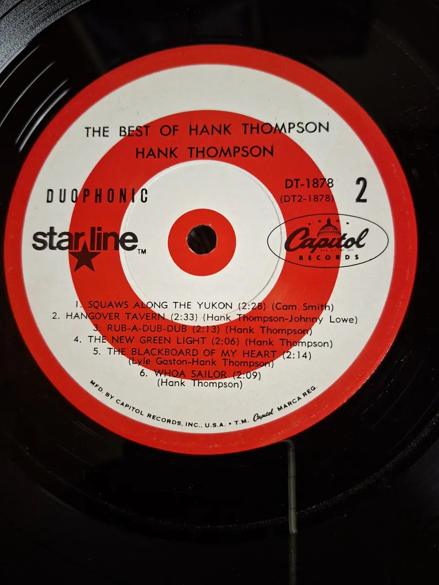 Hank Thompson And The Brazos Valley Boys ‎– The Best Of Hank Thompson And The Brazos Valley Boys