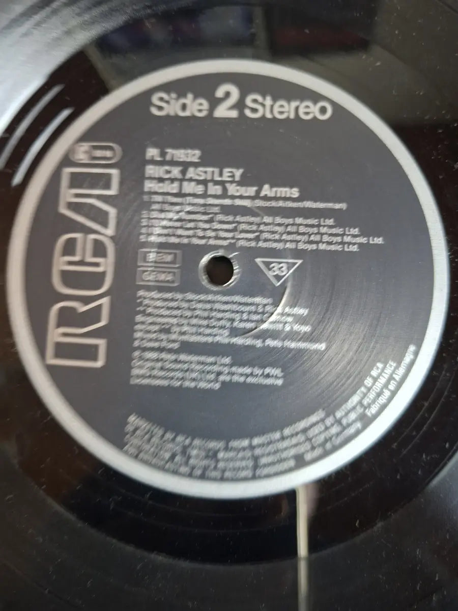 Rick Astley – Hold Me In Your Arms