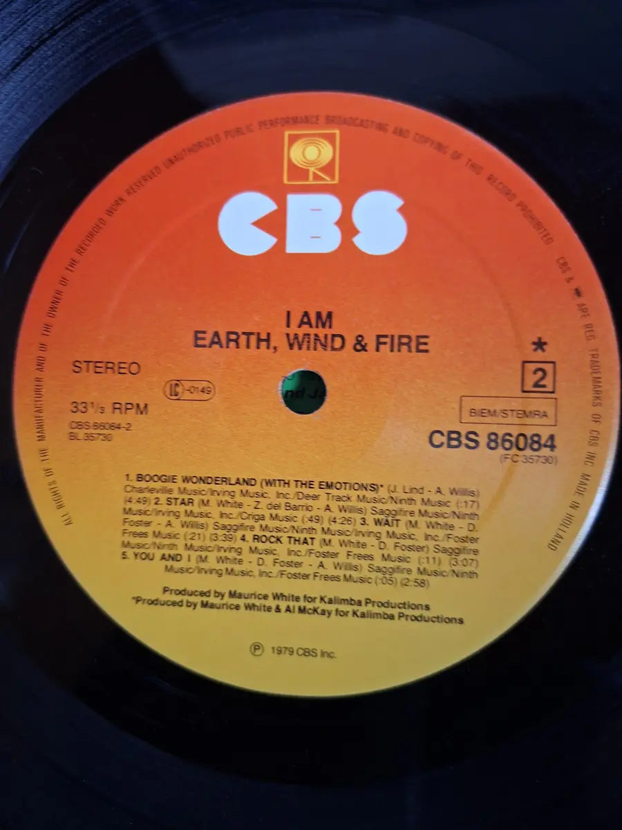 Earth, Wind & Fire ‎– I Am