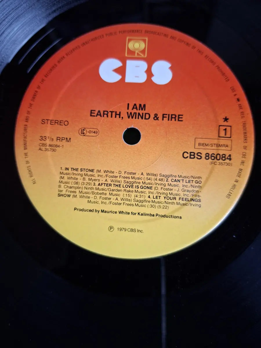Earth, Wind & Fire ‎– I Am