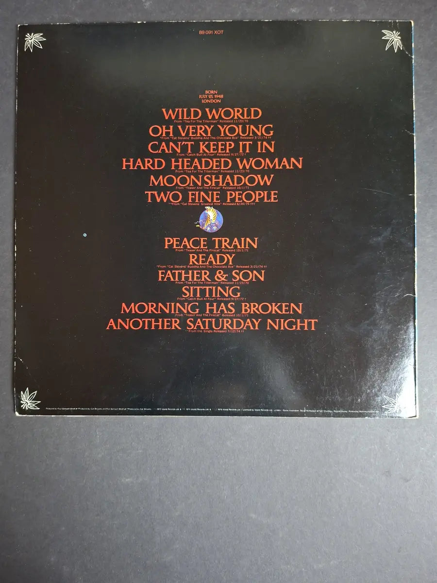 Cat Stevens – Greatest Hits