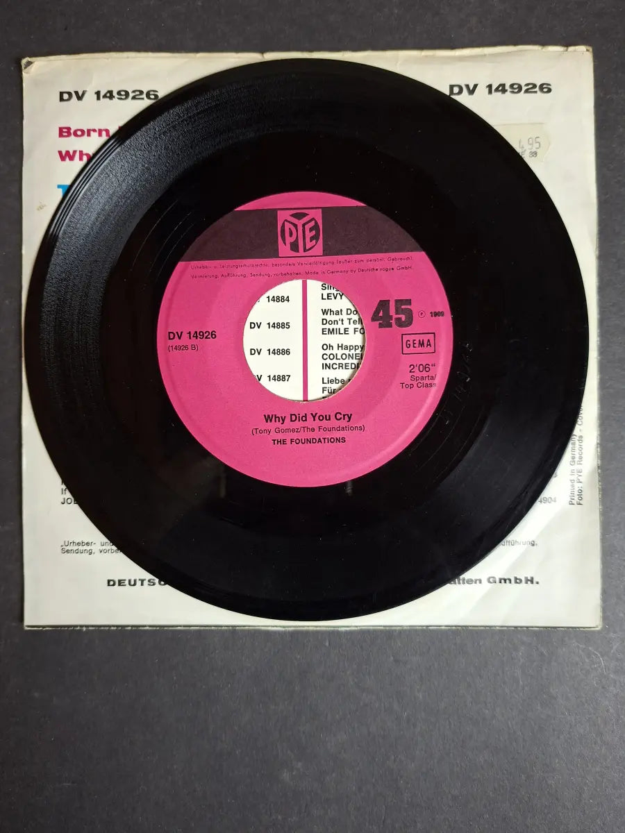 The Foundations – Born To Live, Born To Die / Why Did You Cry