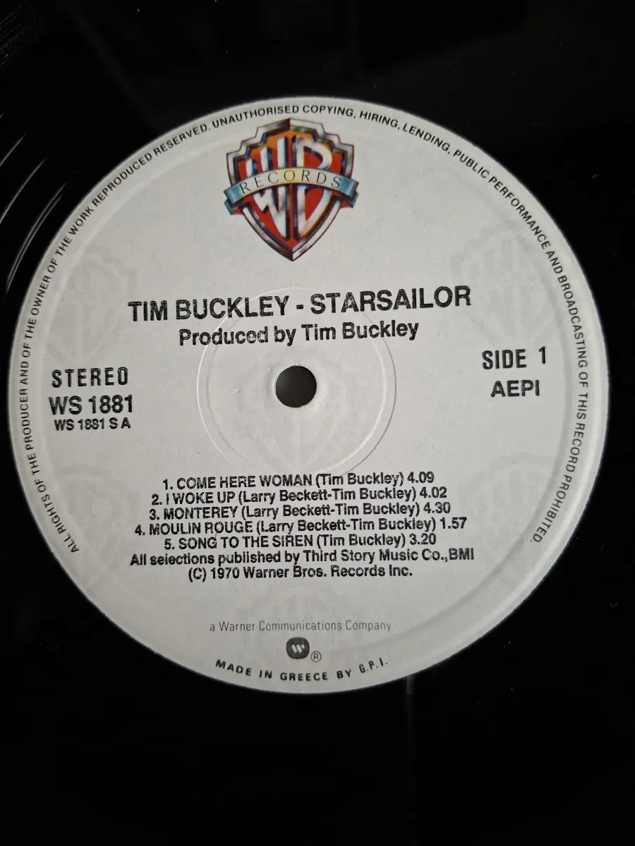 Tim Buckley ‎– Starsailor