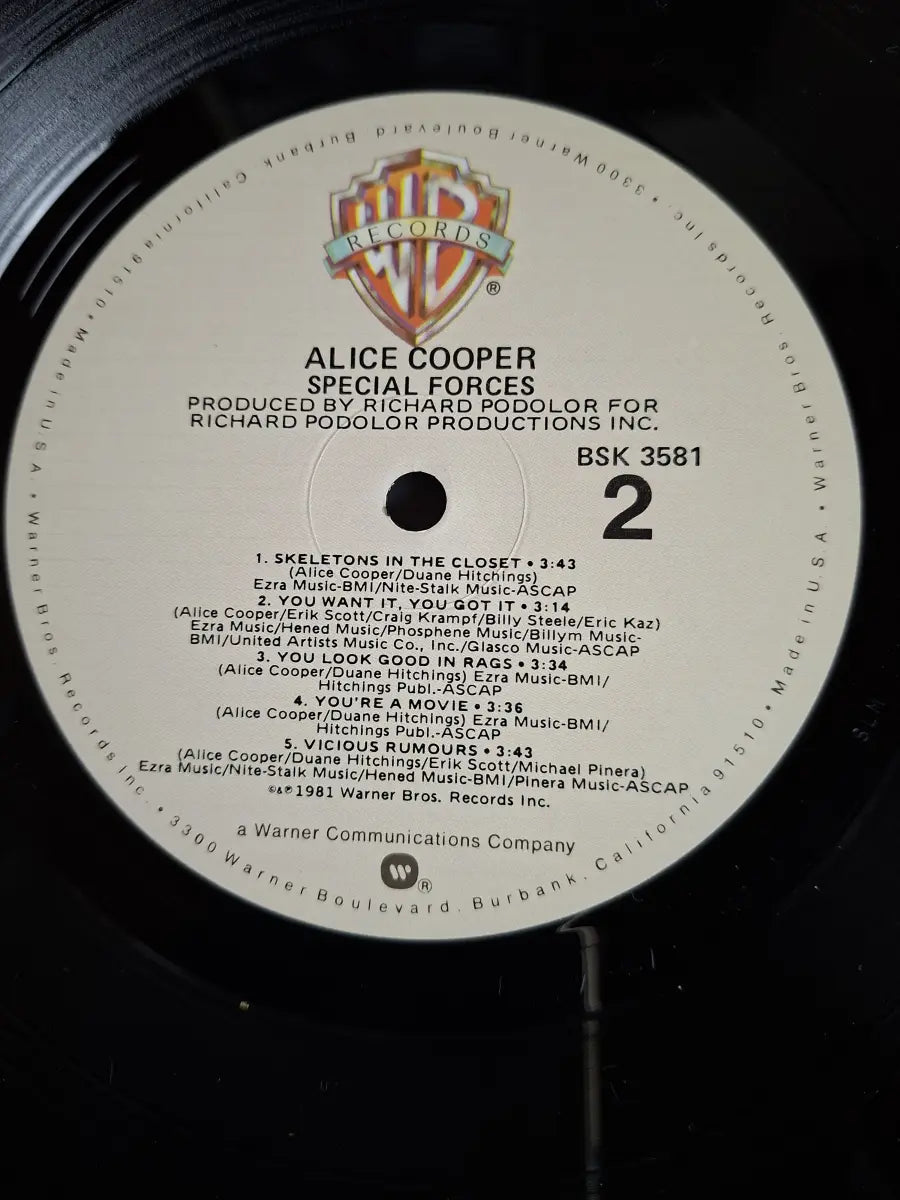 Alice Cooper ‎– Special Forces