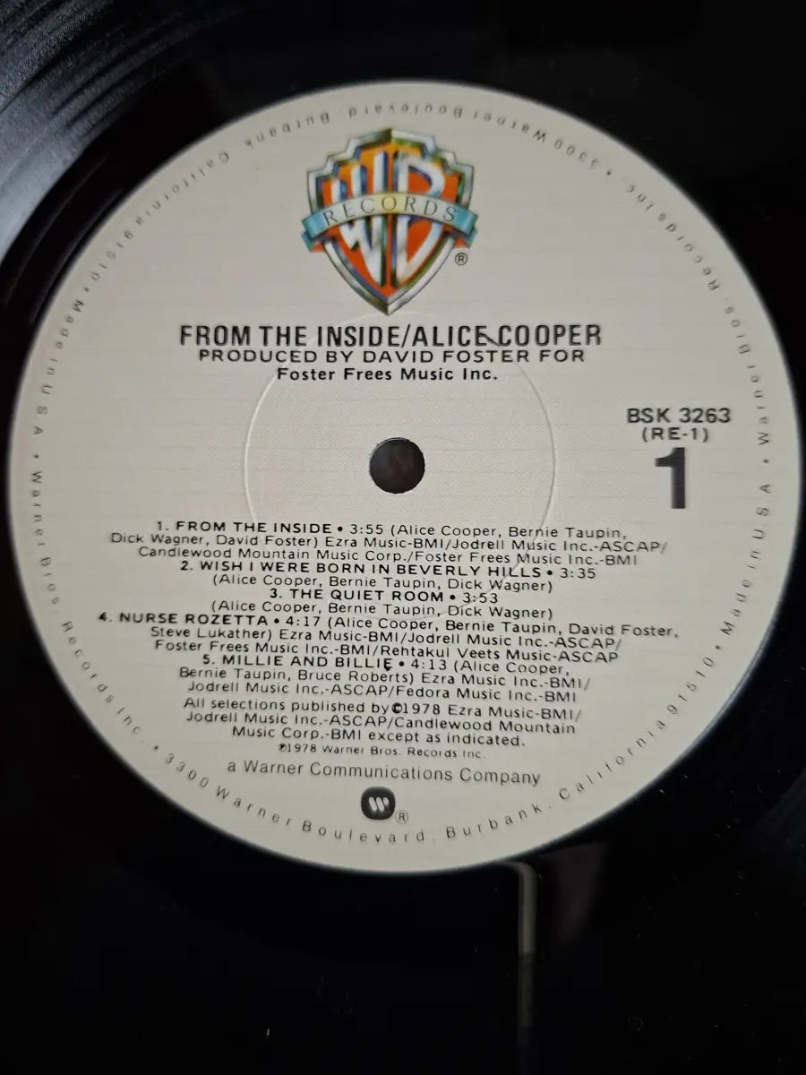 Alice Cooper ‎– From The Inside