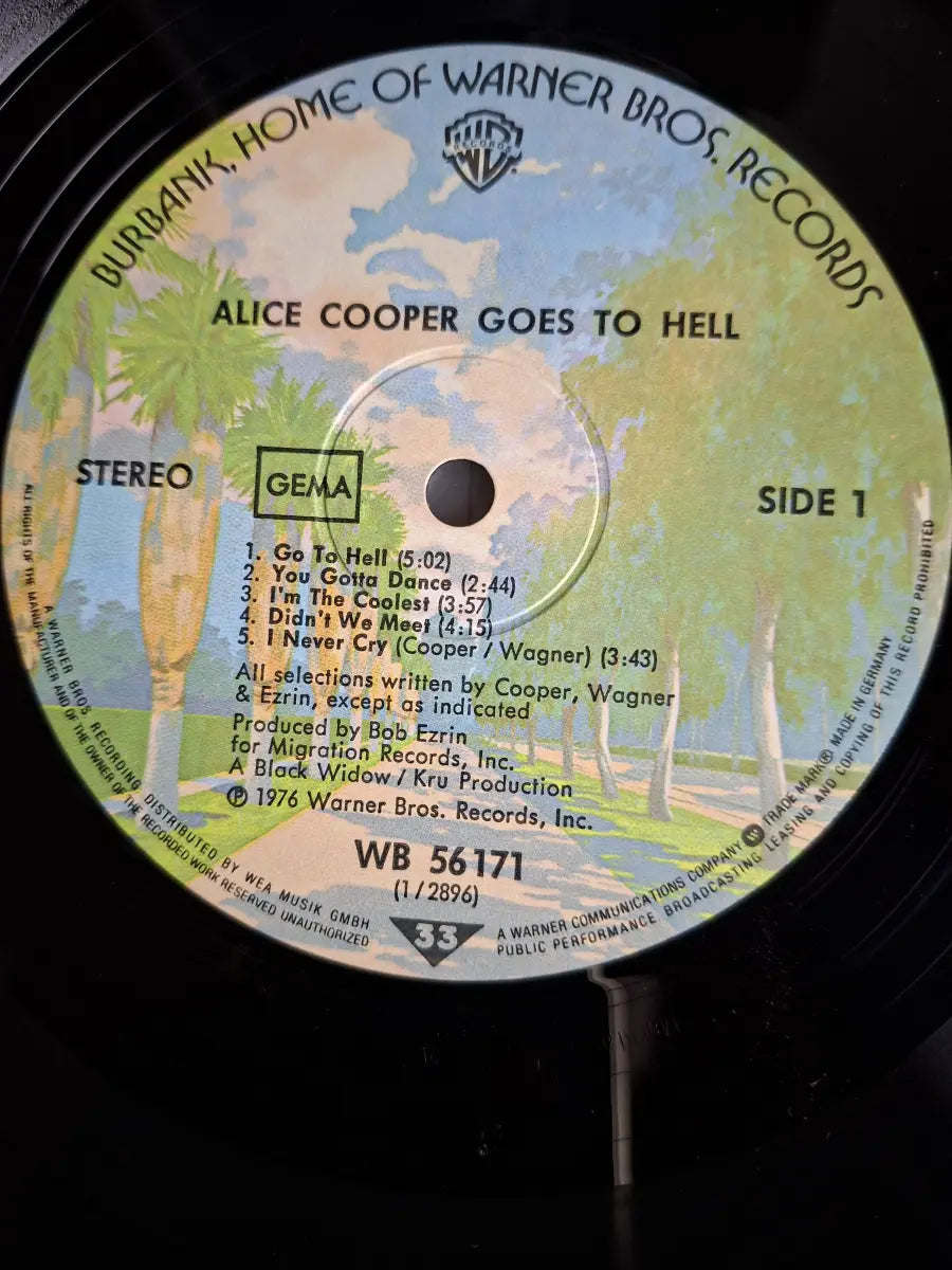 Alice Cooper ‎– Goes To Hell
