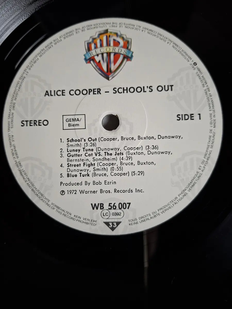 Alice Cooper ‎– School's Out