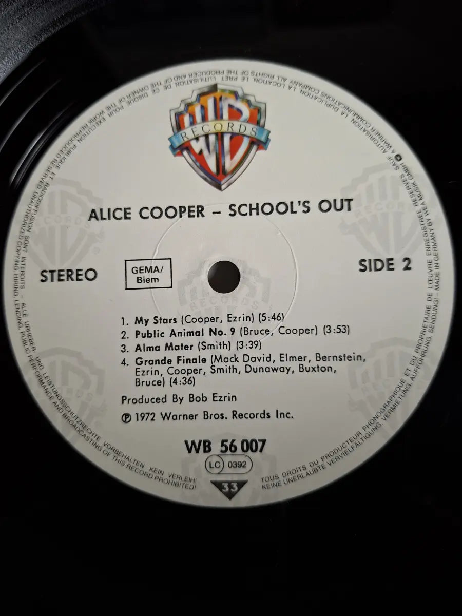 Alice Cooper ‎– School's Out
