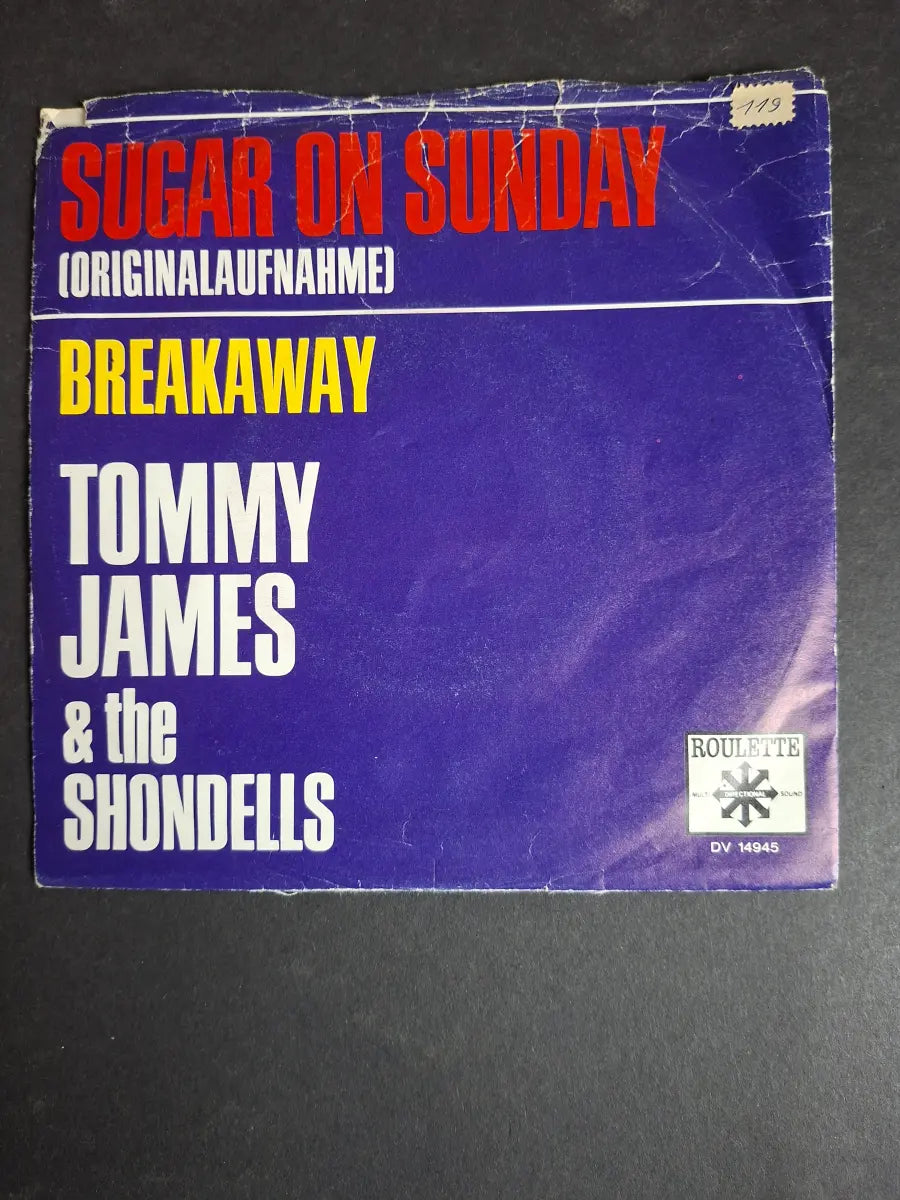 Tommy James & The Shondells ‎– Sugar On Sunday
