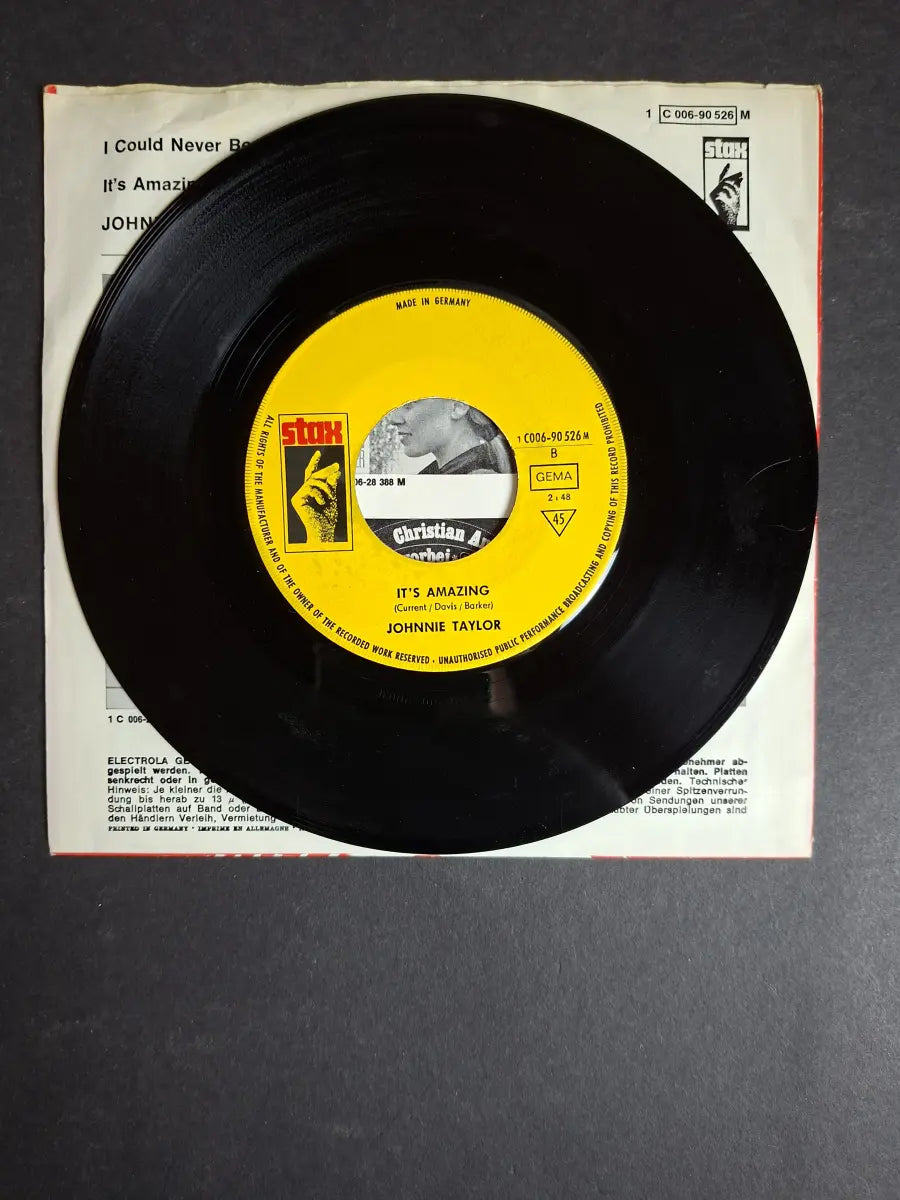 Johnnie Taylor ‎– I Could Never Be President / It's Amazing