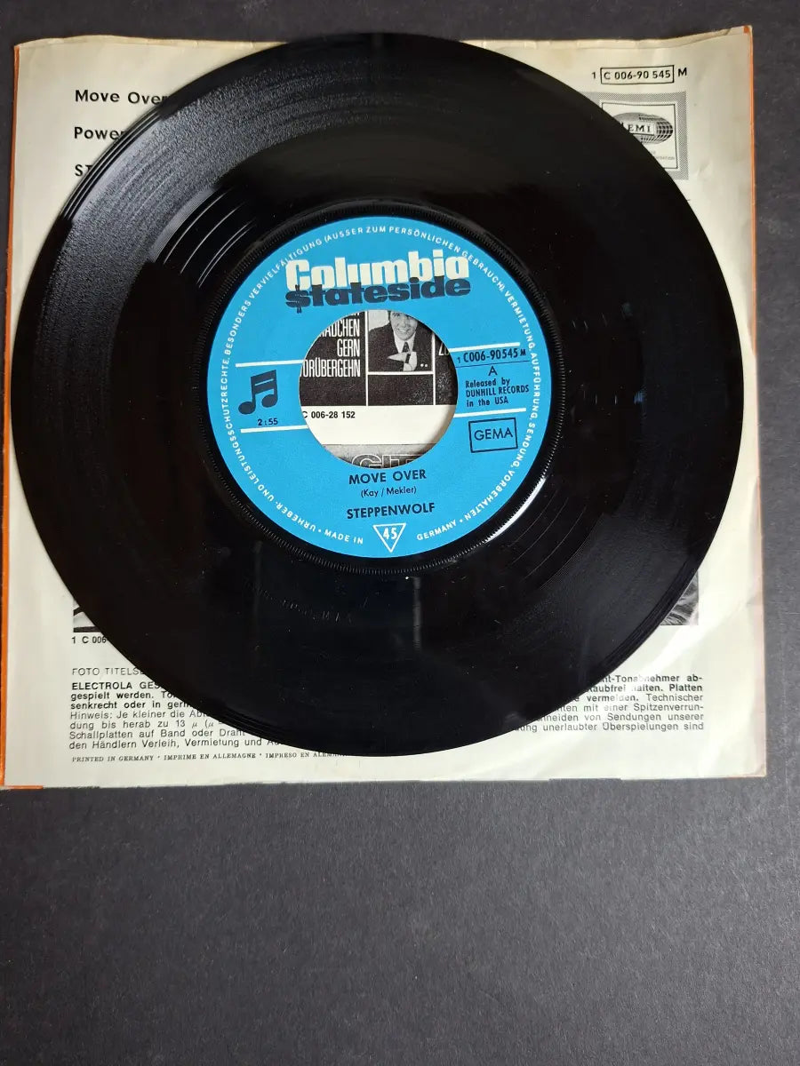 Steppenwolf ‎– Move Over / Power Play
