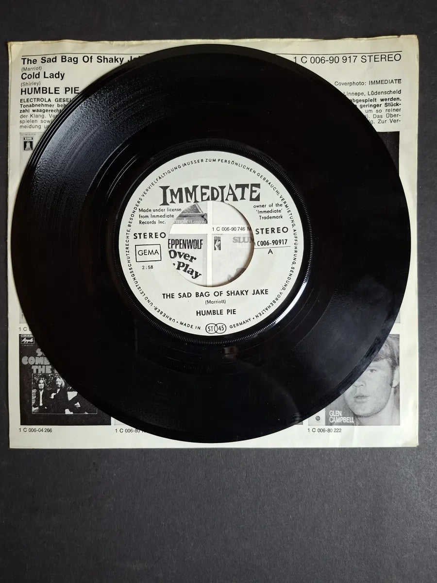 Humble Pie – The Sad Bag Of Shaky Jake / Cold Lady