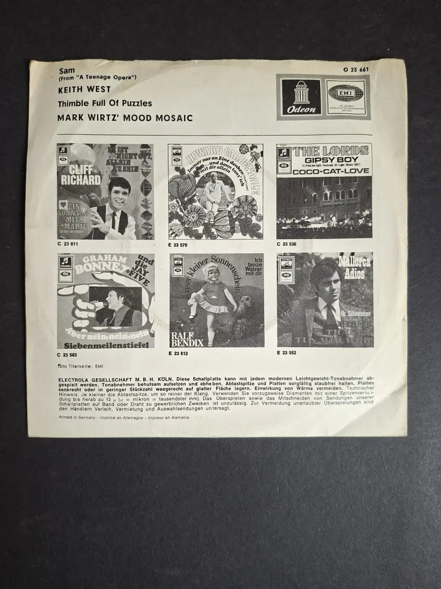 Keith West – Sam (From "A Teenage Opera")