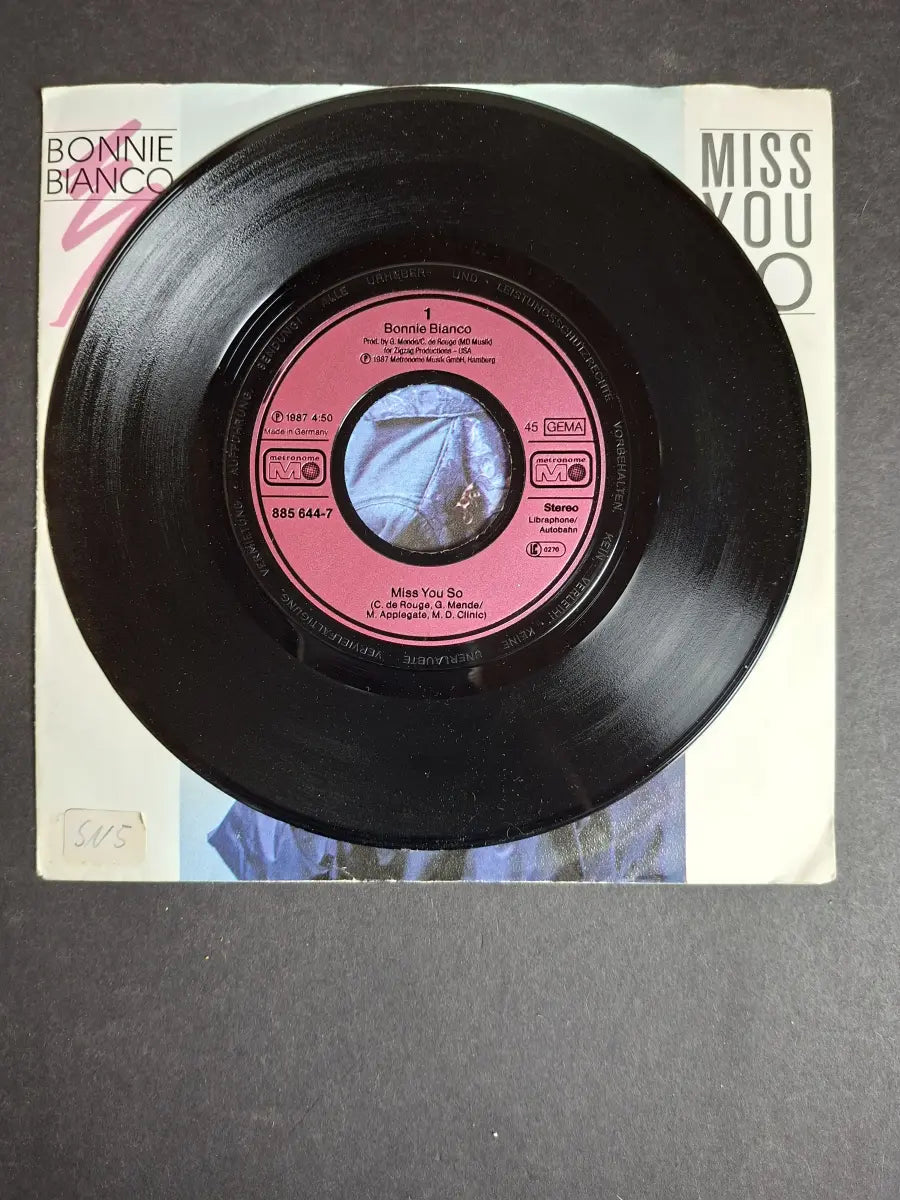 Bonnie Bianco – Miss You So