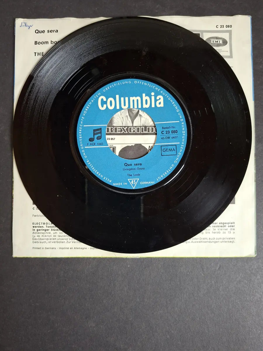 The Lords ‎– Que Sera / Boom Boom