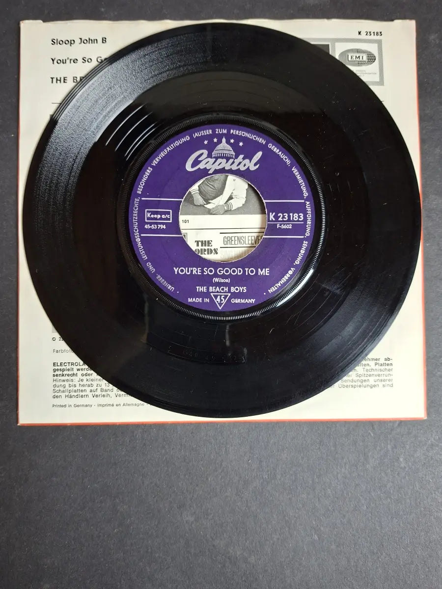 The Beach Boys – Sloop John B / You're So Good To Me