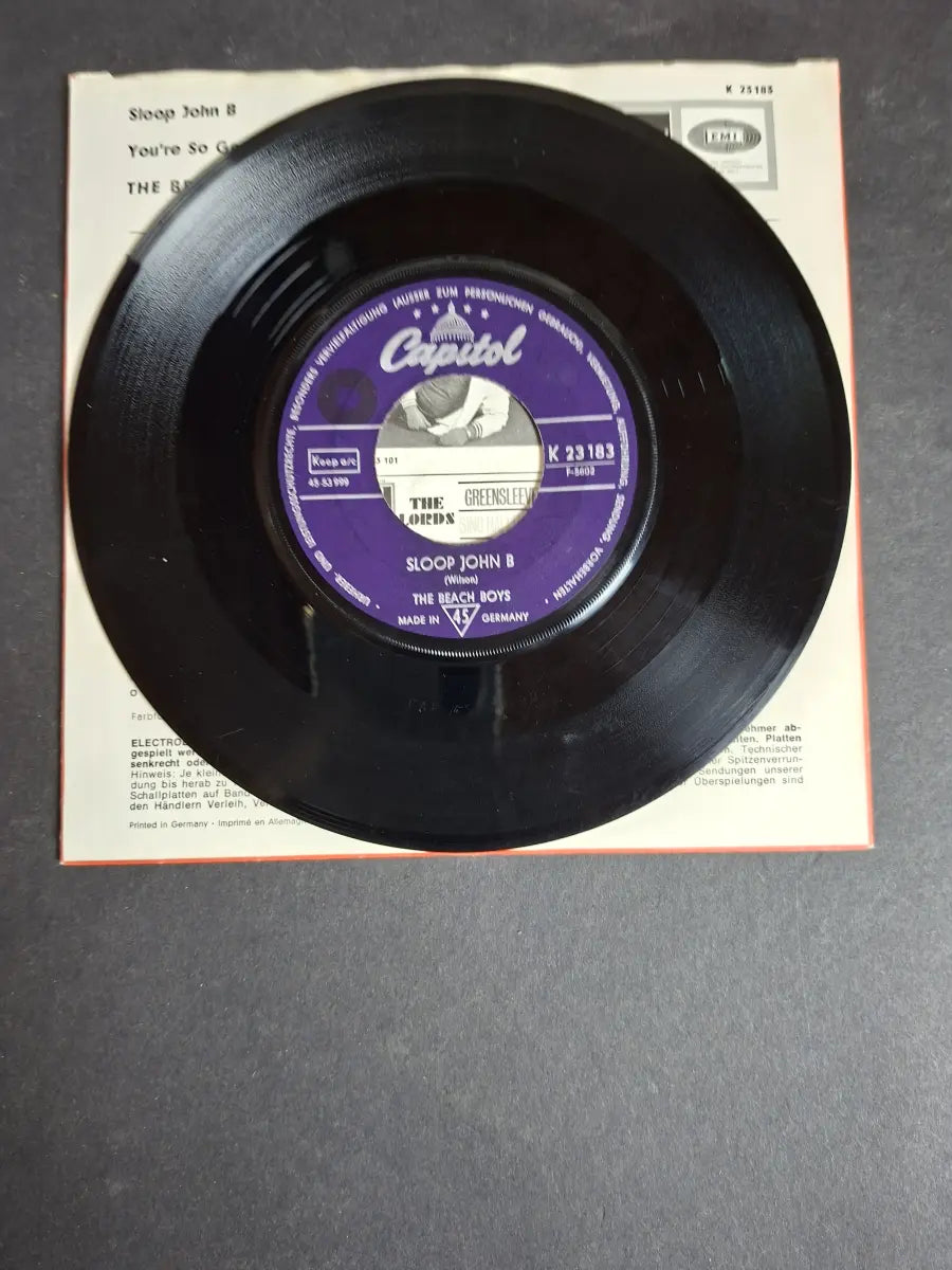 The Beach Boys – Sloop John B / You're So Good To Me