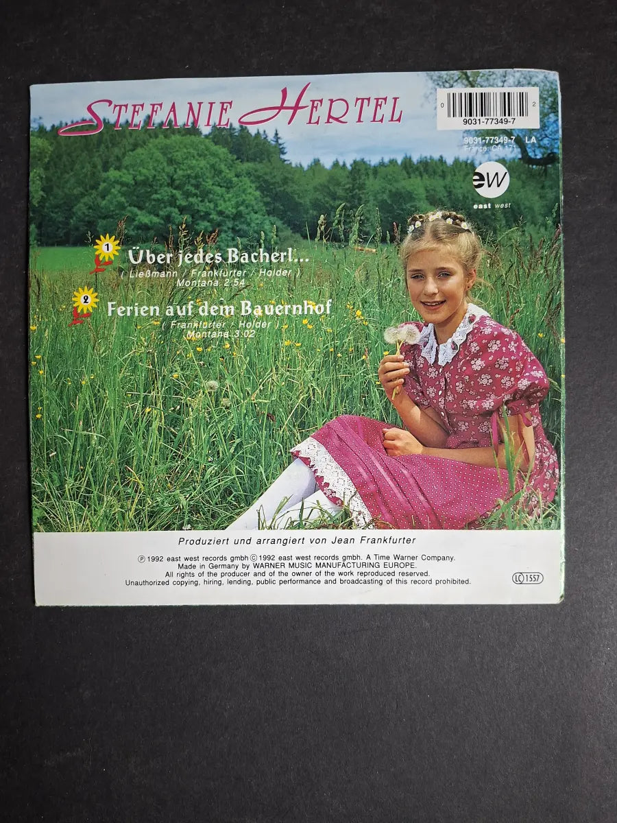 Stefanie Hertel ‎– Über Jedes Bacherl...
