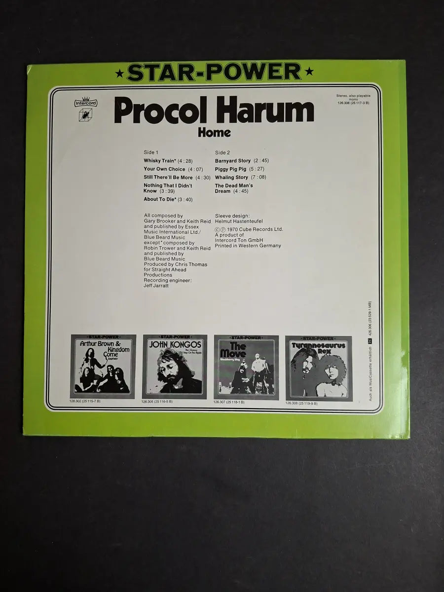 Procol Harum ‎– Home