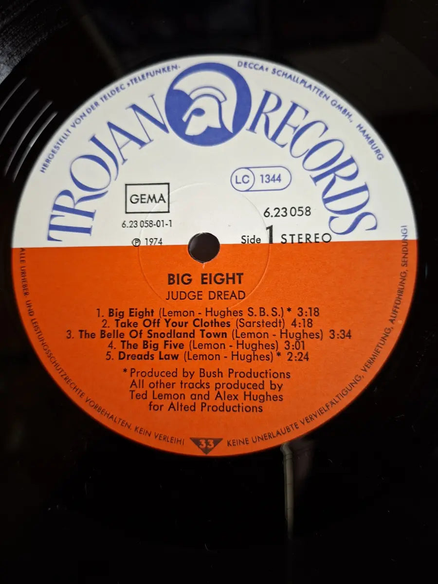 Judge Dread ‎– Big Eight