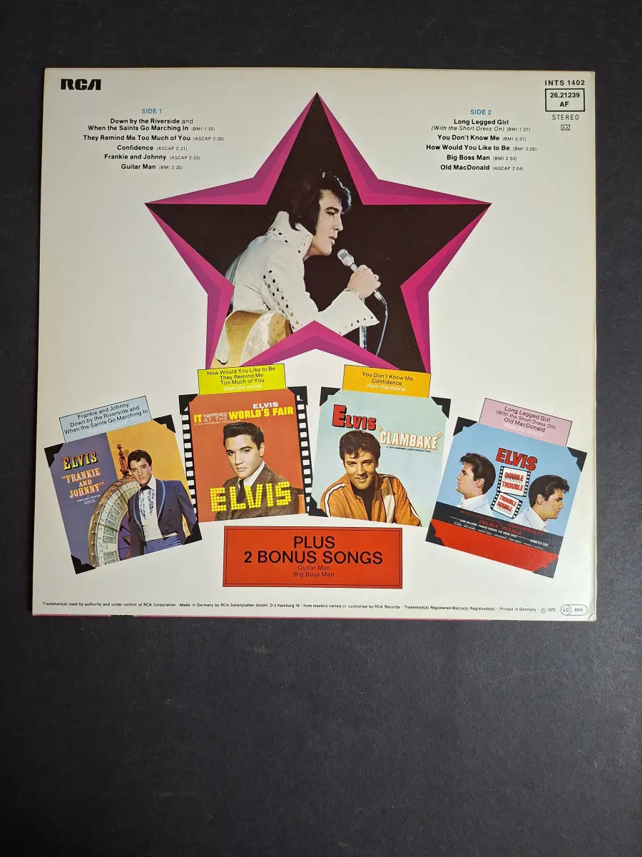 Elvis Presley – Elvis Sings Hits From His Movies (RCA)