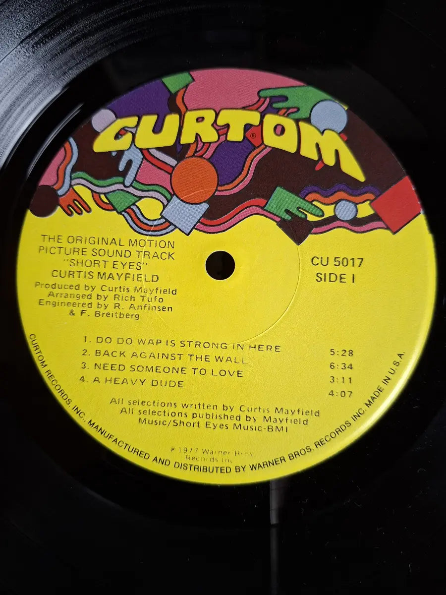 Curtis Mayfield ‎– Short Eyes - The Original Picture Soundtrack