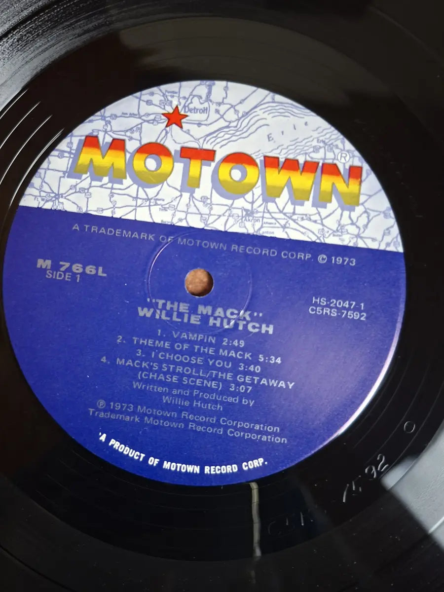 Willie Hutch ‎– The Mack ( Vinyl, LP, Album, Stereo, Indianapolis Pressing, Die-Cut Jacket)