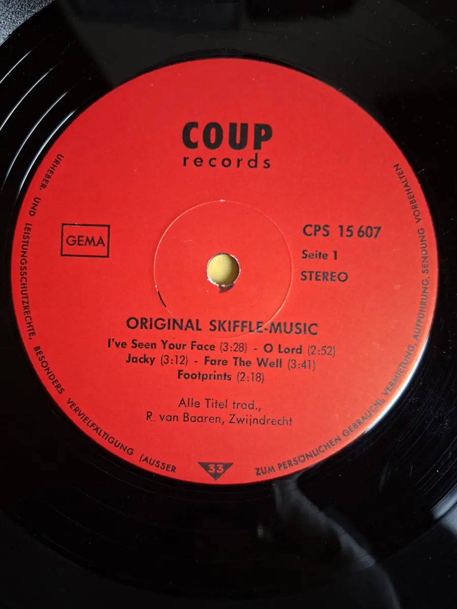 Peter Bender's Skiffle Group ‎– The Original Skiffle Music