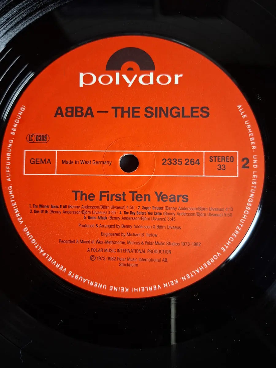 ABBA – The Singles (The First Ten Years)