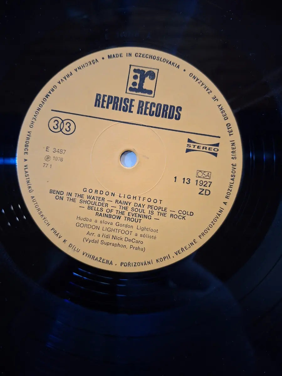 Gordon Lightfoot ‎– Gordon Lightfoot