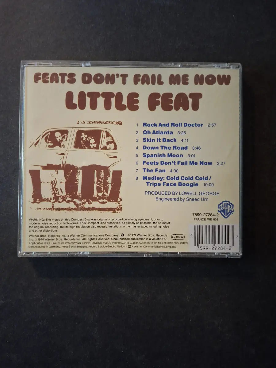 Little Feat ‎– Feats Don't Fail Me Now