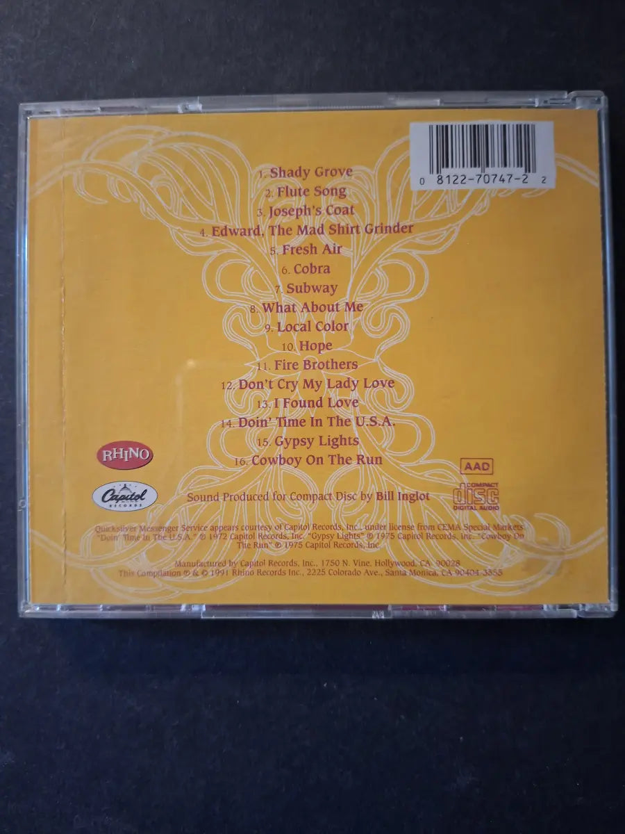 Quicksilver Messenger Service – Sons Of Mercury: (1968-1975) The Best Of