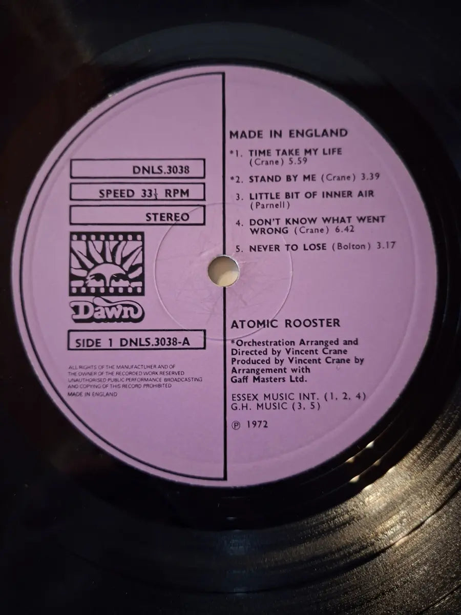 Atomic Rooster ‎– Made In England