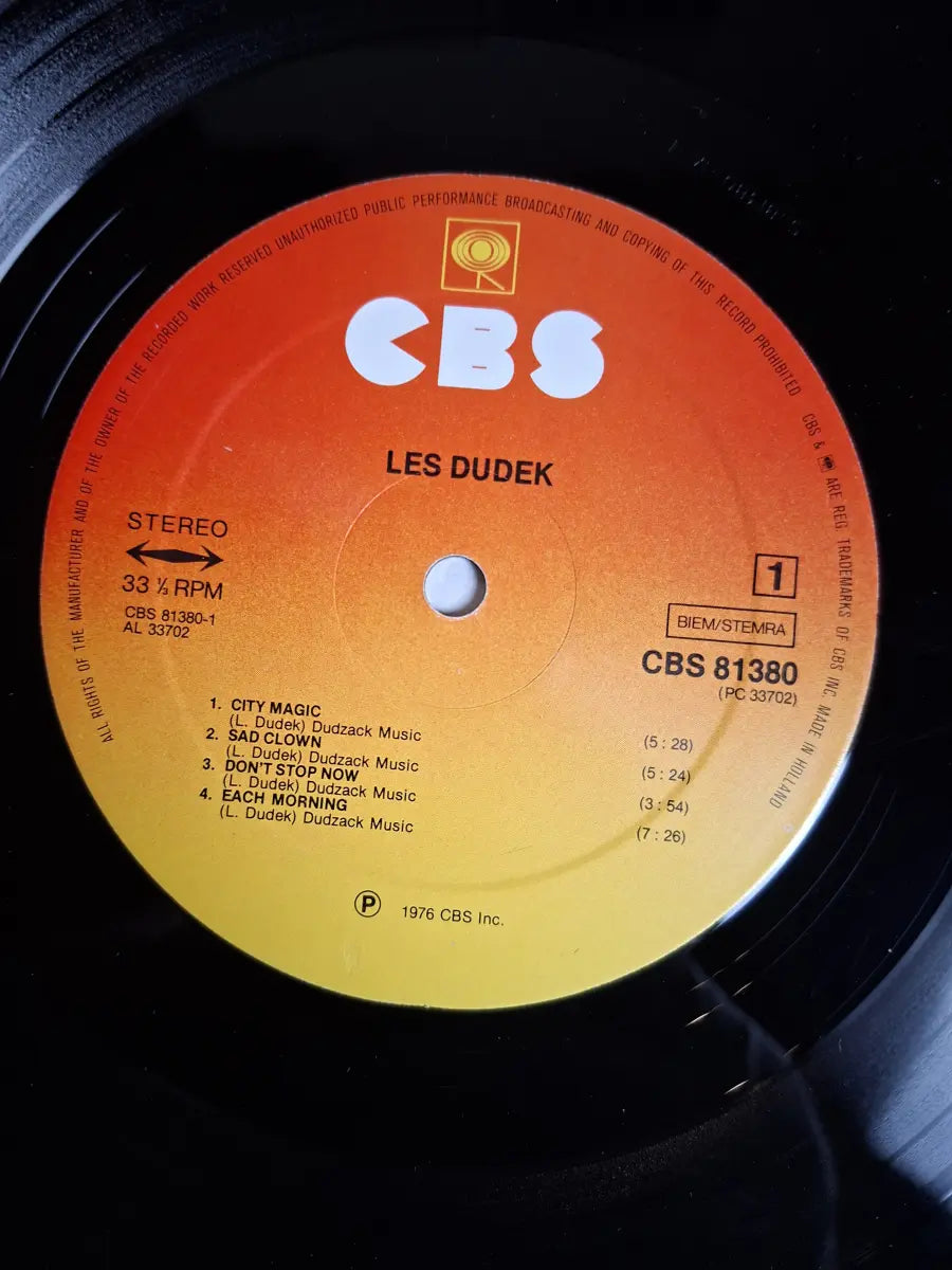 Les Dudek ‎– Les Dudek