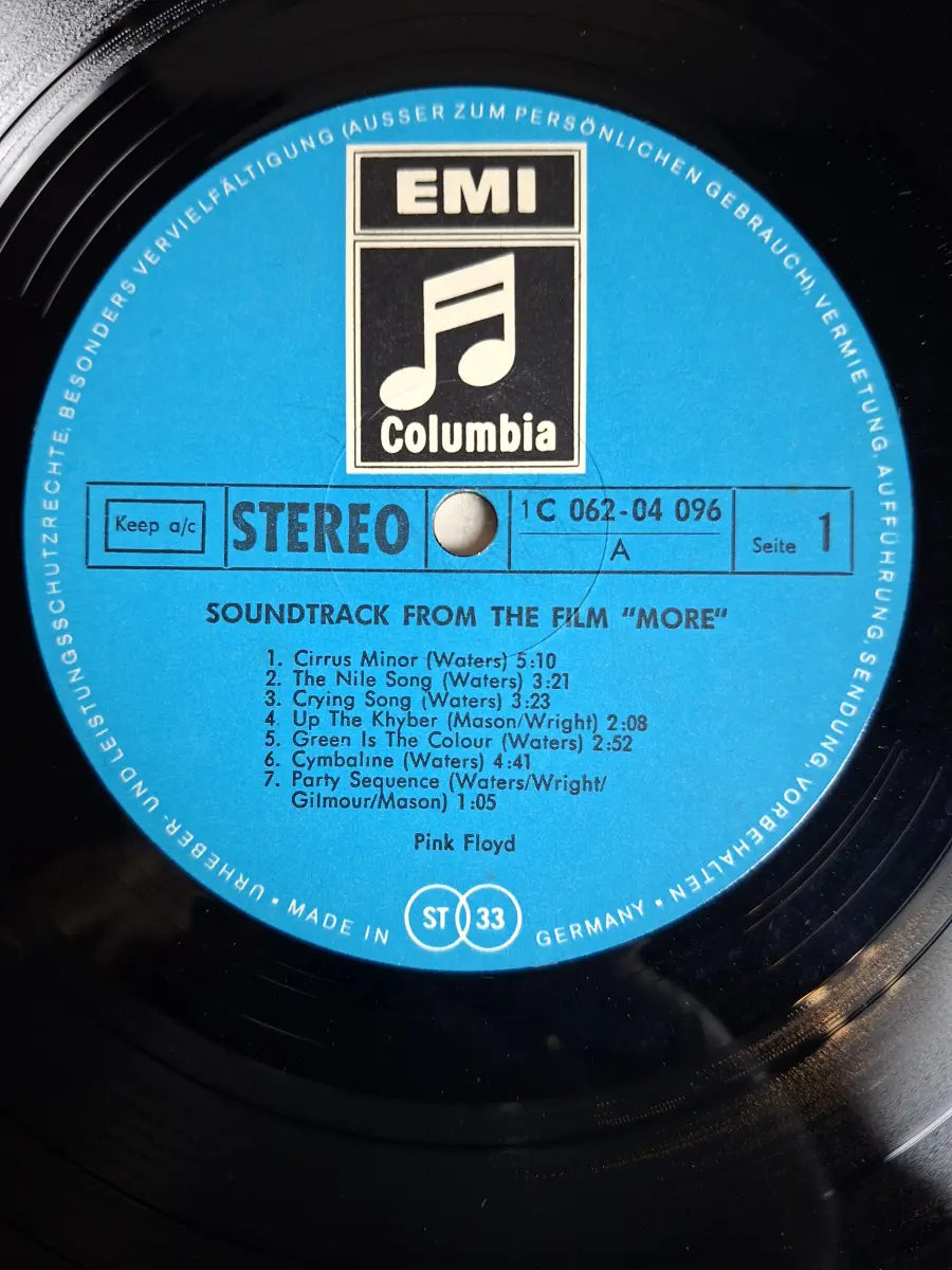 Pink Floyd – Soundtrack From The Film "More"