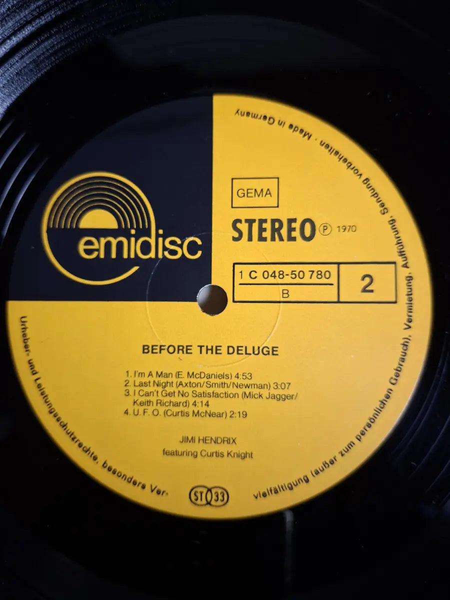 Jimi Hendrix Featuring Curtis Knight ‎– Before The Deluge