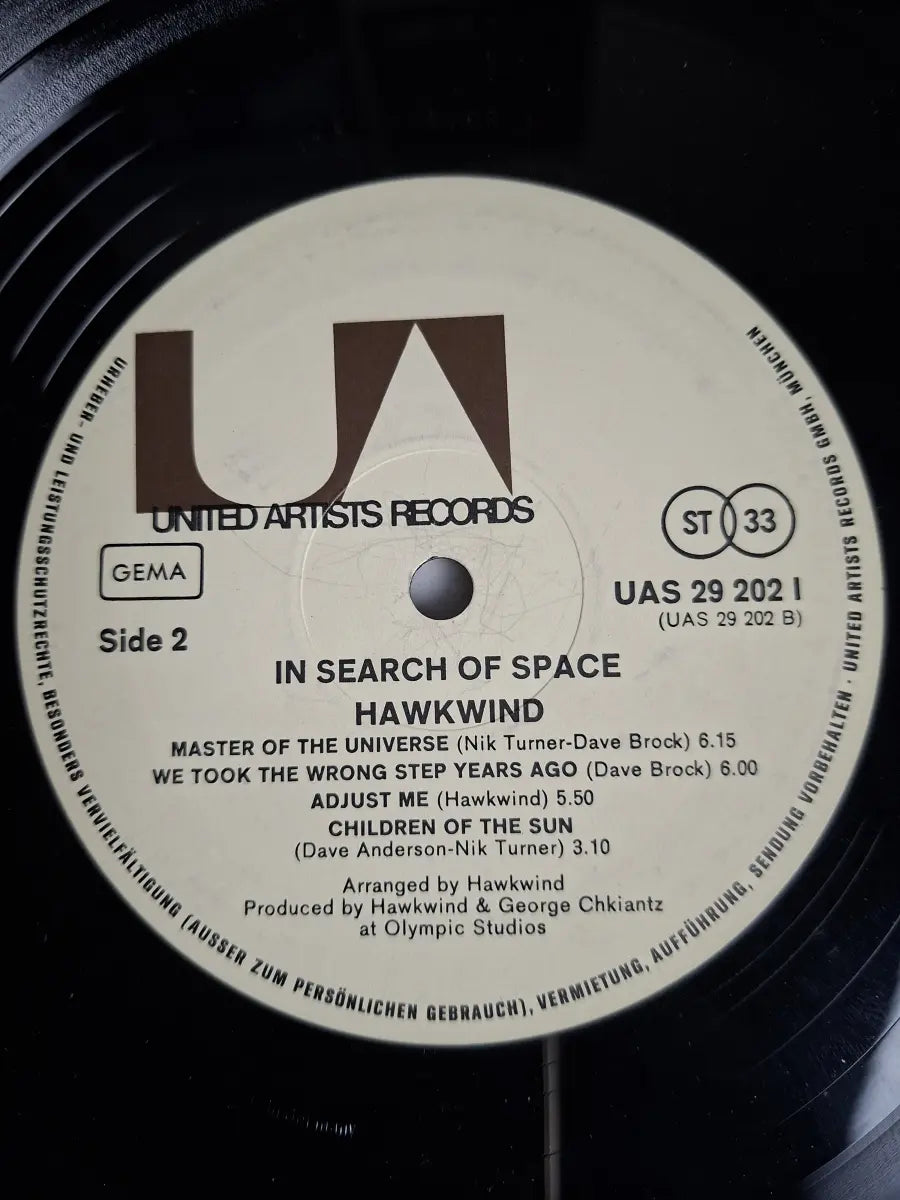 Hawkwind ‎– X In Search Of Space
